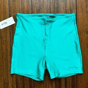 Outdoor Voices Teal High Rise Beam Shorts